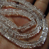 Gorgeous High Quality - So Gorgeous - CRYSTAL QUARTZ - Smooth Tyre wheel Shape Beads 15 inches Long strand size - 4 - 5 mm approx